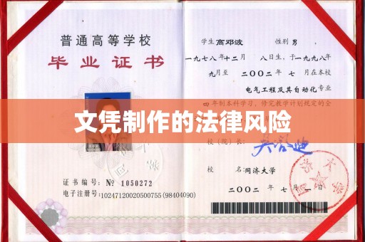 灵武文凭制作的法律风险